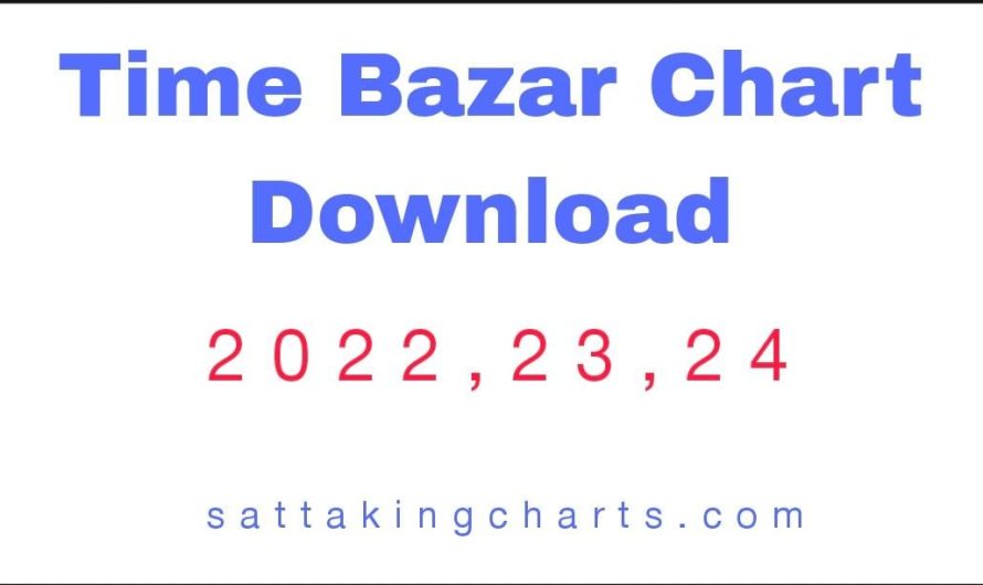 Time Bazar Matka | Time Bazar Chart